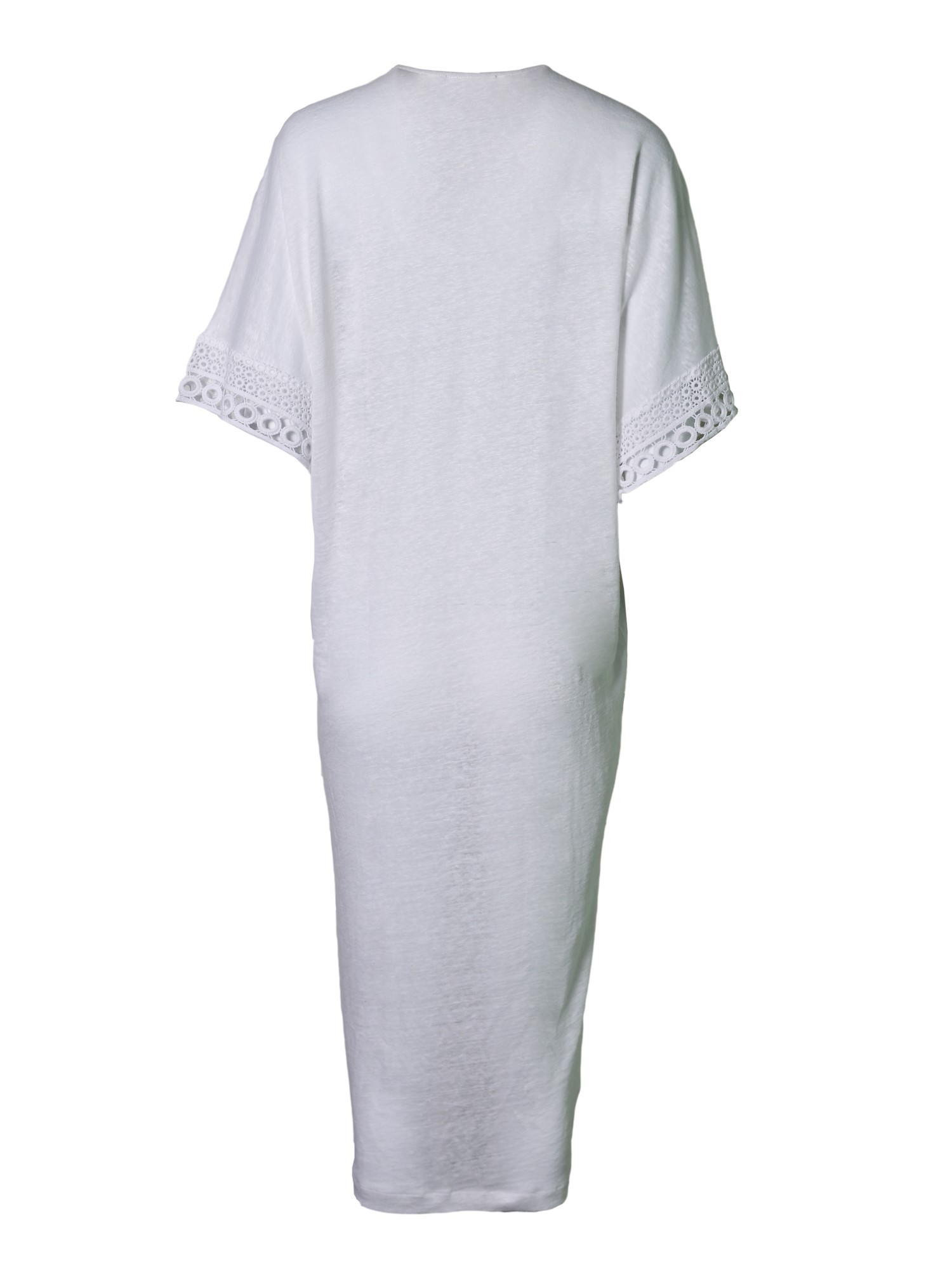 Gypur and Linen Strapped V Neck Maxi Dress - Image 2